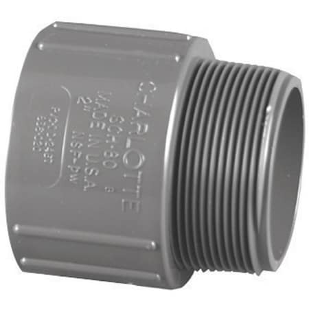 Charlotte Pipe And Foundry Charlotte Pipe 1-1/4 in. Slip X 1-1/4 in. D MPT PVC Adapter 1 pk PVC 08109 1200